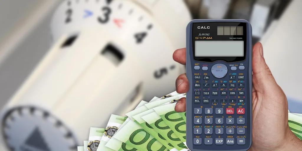 Heizung und Taschenrechner