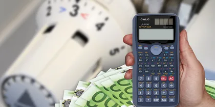 Heizung und Taschenrechner